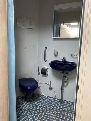 ซื้อ Pre Fab Modular Toilet ห้องน้ำสำนักงาน Washroom Waterproof การผลิตออนไลน์